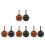 8Pcs Durable PU Golf Tee Holder Organizer Portable Clip Bag Accessory 6