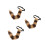 3Pcs Cute Multi-Color Plush Detachable Tail Fox Cat Tail for Costume 9