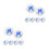 12Pcs Powder Puff with Bow, Soft Plush Material for Delicate Skin Use 6