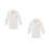 2Pcs White Long Sleeve Chef Coat Durable Easy Wash Catering Jacket 8