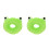 2Pcs Cat Surgery Cone Light Green Comfortable Durable Pet Collar 4