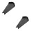 2Pcs ABS Rv Slide Out Corner Trim Black Trailer Slide Protector Caps 8