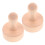 4Pcs Beige Wooden Tart Press Tool Removable Bottom Baking Set 2