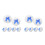 12Pcs Powder Puff with Bow, Soft Plush Material for Delicate Skin Use 4