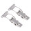 4Pcs Practical Stainless Steel Toggle Buckle Hasp Silver for Equipment 1