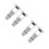 4Pcs Practical Stainless Steel Toggle Buckle Hasp Silver for Equipment 6