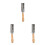 3Pcs Precision Cast Iron Mold Black Graphite Small Ingot Casting Tool 7