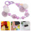 2Pcs Trendy Multi Handmade Beaded Phone Charm Strap Keychain Pendant 11