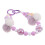 2Pcs Trendy Multi Handmade Beaded Phone Charm Strap Keychain Pendant 1