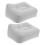 10Pcs Lightweight Inflatable Foot Rest Cushion Grey Portable 1