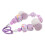 2Pcs Trendy Multi Handmade Beaded Phone Charm Strap Keychain Pendant 3