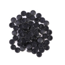 100Pcs Black Door Hinge Decorative Covers for Furniture Window Bolt
