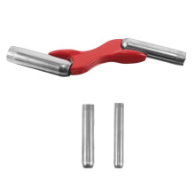 3Pcs Heavy Duty Carbon Steel Brick Joint Cleaning Tool Red for Tiles