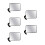 5Pcs Baby Rearview Mirror ABS Car Interior 9