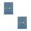2Pcs Versatile Daily Planner Notebook Sky-Blue PU Cover with Calendar 6
