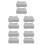 10Pcs Lightweight Inflatable Foot Rest Cushion Grey Portable 4