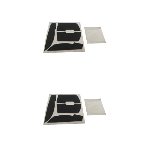 2Sets Black Mouse Accessory Grip Tape for Gaming and Work Mouse 2