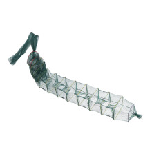 3Pcs Collapsible Nylon Fishing Cage Green Multi Layer Trap for Fishing