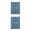 2Pcs Versatile Daily Planner Notebook Sky-Blue PU Cover with Calendar 7