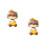 2Pcs Spring Connected Head Dashboard Dolls Car Decoration 6