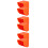 6Pcs Orange Outdoor Waterproof Outlet Protector Plastic Socket Cover 4