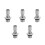 5Pcs Silver High Pressure Scuba Valve Adapter Quick Disconnect Coupler 7