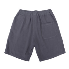 3Pcs Men Beach Shorts Grey Pure Color Casual Summer Style