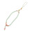 5Pcs Handmade Light Green Beaded Phone Chain Strap for Mobile Pendant 1