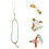 5Pcs Handmade Light Green Beaded Phone Chain Strap for Mobile Pendant 11