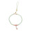 5Pcs Handmade Light Green Beaded Phone Chain Strap for Mobile Pendant 3