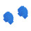 600Pcs Blue Aluminum Foil Chocolate Wrappers Candy Packaging Papers 4