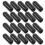 600Pcs Black PVC Threaded End Caps Bolt Screw Cover Nut Protectors 3