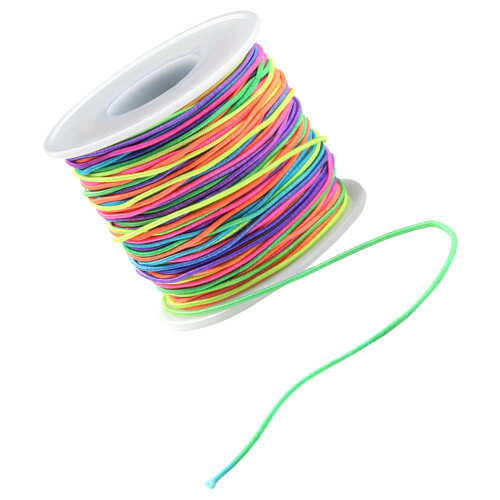 3Pcs Durable 1Mm Polyester Elastic String Cord for DIY Jewelry Crafts 2