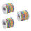 3Pcs Durable 1Mm Polyester Elastic String Cord for DIY Jewelry Crafts 10