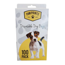 PawPrints Paw Prints Disposable Doggy Poop Bags 100pk