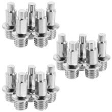 24Pcs Metal Track Shoe Spikes Silver for Running Lightweight Grip Kit