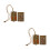 2Pcs Nylon Id Badge Holder Khaki with Adjustable Neck Strap for Men 7