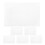 24Pcs White Stiff Plastic Canvas Grid for Cross Stitch and Craft Use 1