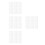 24Pcs White Stiff Plastic Canvas Grid for Cross Stitch and Craft Use 6