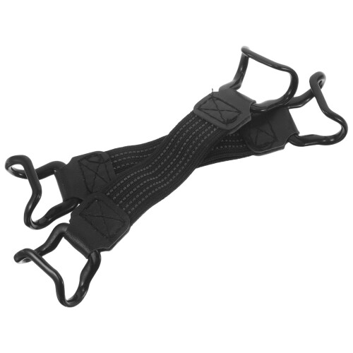8Pcs Black Elastic Phone Holder Strap Adjustable One-Hand Grip