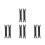 8Pcs Black Elastic Phone Holder Strap Adjustable One-Hand Grip 7