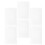24Pcs White Stiff Plastic Canvas Grid for Cross Stitch and Craft Use 3