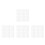 24Pcs White Stiff Plastic Canvas Grid for Cross Stitch and Craft Use 4