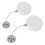 4Pcs Retractable Steel Cable Locks White Anti-Theft Security for Tools 1