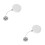 4Pcs Retractable Steel Cable Locks White Anti-Theft Security for Tools 4