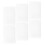 24Pcs White Stiff Plastic Canvas Grid for Cross Stitch and Craft Use 2