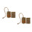 2Pcs Nylon Id Badge Holder Khaki with Adjustable Neck Strap for Men 4