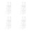 4Pcs Clear Plastic Finger Skate Stand Space Saving Skateboard Storage 10