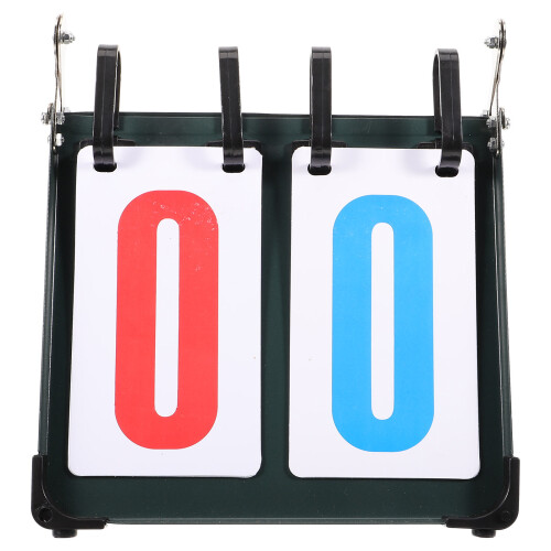 2Pcs Foldable Competition Scoreboard Practical PVC Steel Score Keeper