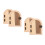 4Pcs Khaki Wood Outlet Cover Shelf Childproof Switch Protector Decor 6
